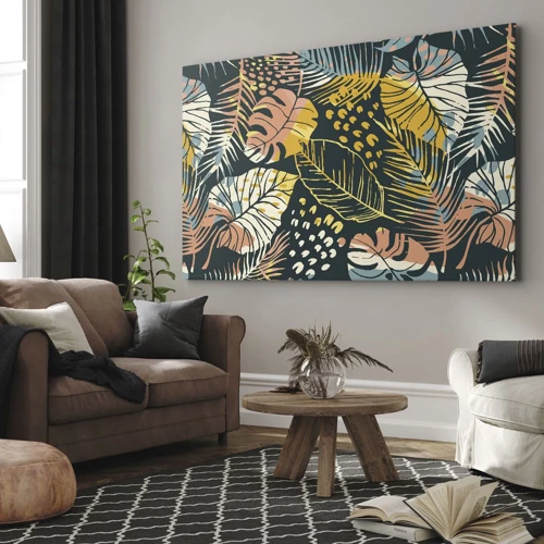 Canvas picture - Leafy Fantasy - 70x50 cm