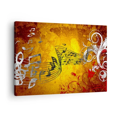 Canvas picture - Let the Music Flow - 70x50 cm