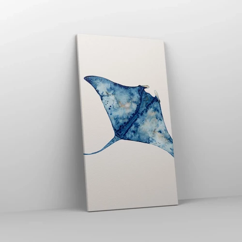 Canvas picture - Life In Blue - 45x80 cm