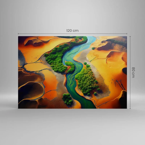 Canvas picture - Life-giving River - 120x80 cm