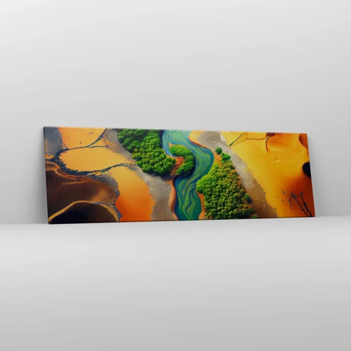 Canvas picture - Life-giving River - 160x50 cm