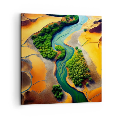 Canvas picture - Life-giving River - 60x60 cm