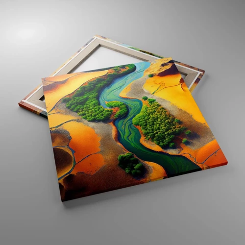 Canvas picture - Life-giving River - 60x60 cm