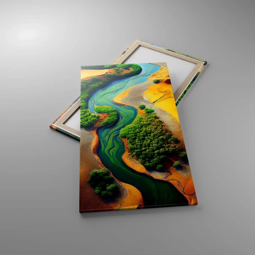 Canvas picture - Life-giving River - 65x120 cm