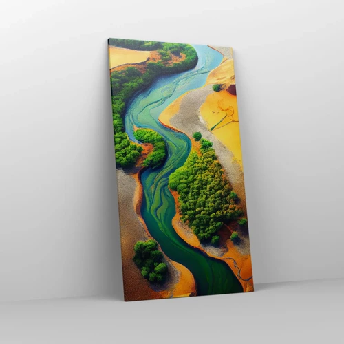 Canvas picture - Life-giving River - 65x120 cm