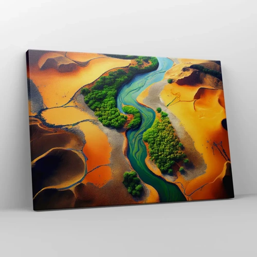 Canvas picture - Life-giving River - 70x50 cm