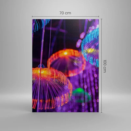 Canvas picture - Light Fountain - 70x100 cm