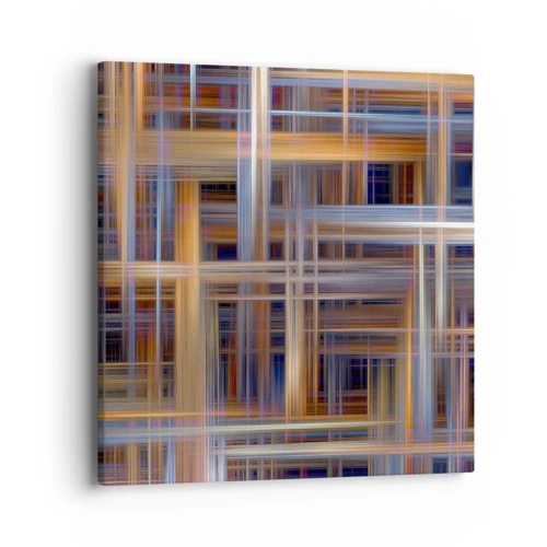 Canvas picture - Light Woven - 40x40 cm