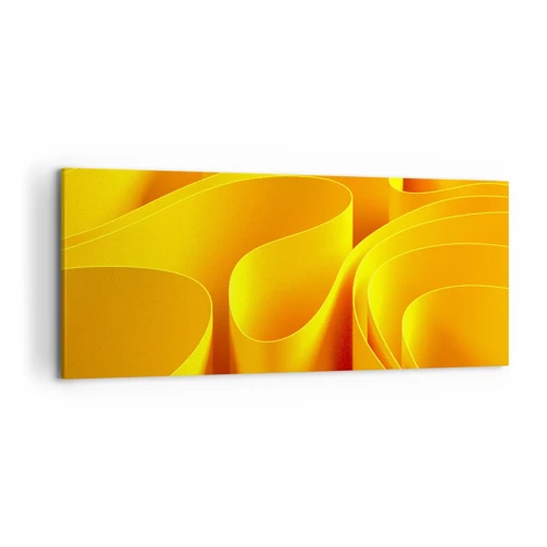 Canvas picture - Like Waves of the Sun - 120x50 cm