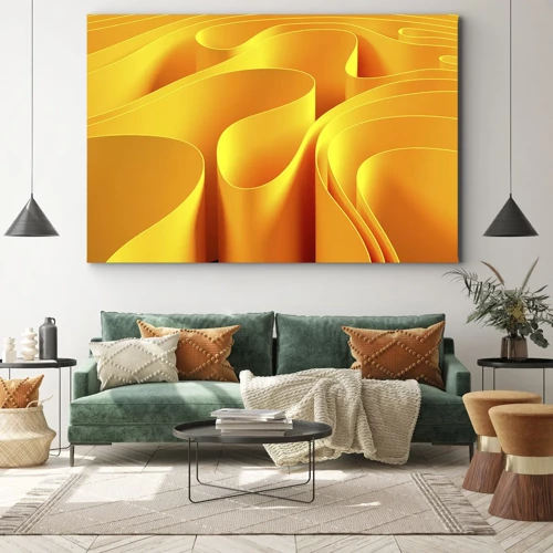 Canvas picture - Like Waves of the Sun - 120x80 cm