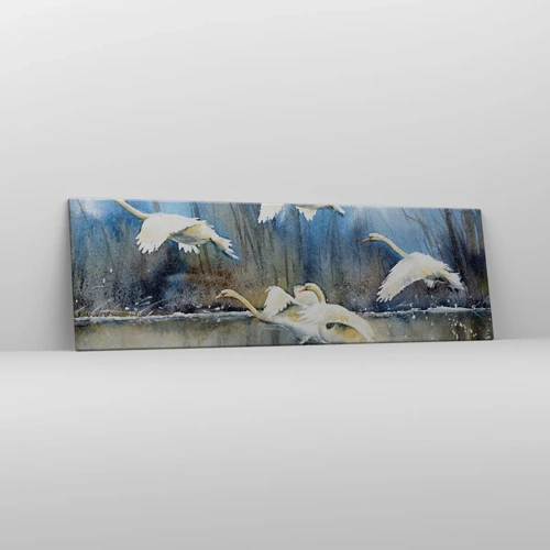 Canvas picture - Like in a Fairy Tale about Wild Swans - 160x50 cm