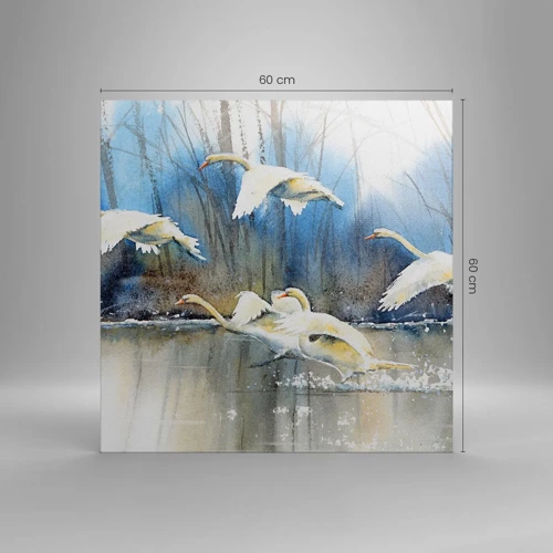 Canvas picture - Like in a Fairy Tale about Wild Swans - 60x60 cm