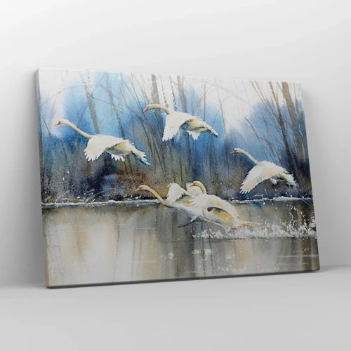 Canvas picture - Like in a Fairy Tale about Wild Swans - 70x50 cm