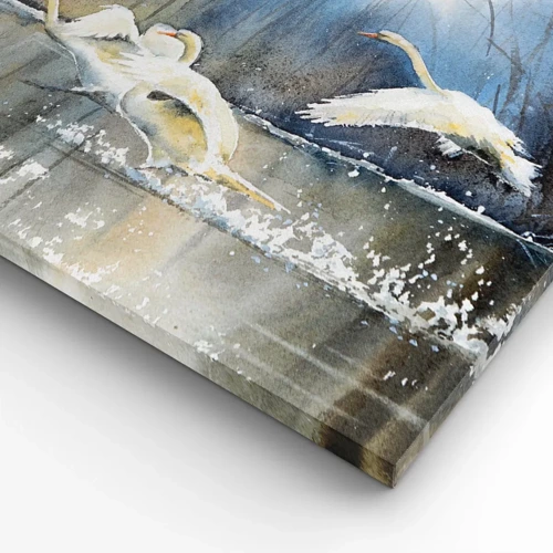 Canvas picture - Like in a Fairy Tale about Wild Swans - 70x50 cm