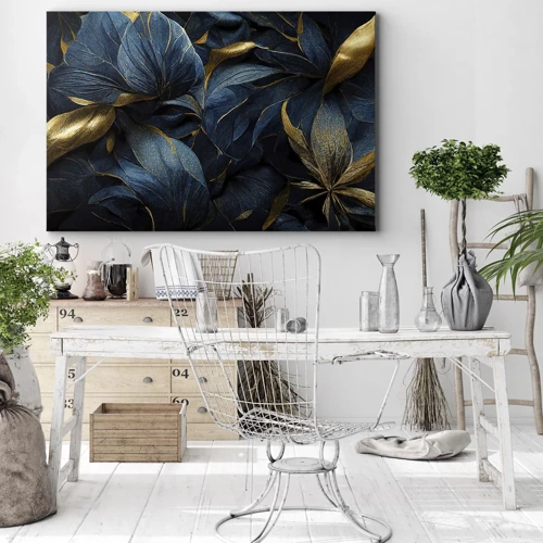 Canvas picture - Lined with Gold - 120x80 cm