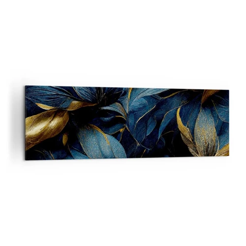 Canvas picture - Lined with Gold - 160x50 cm