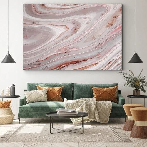 Canvas picture - Liquid Pink - 120x80 cm