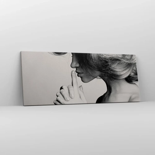 Canvas picture - Listening to Herself - 100x40 cm