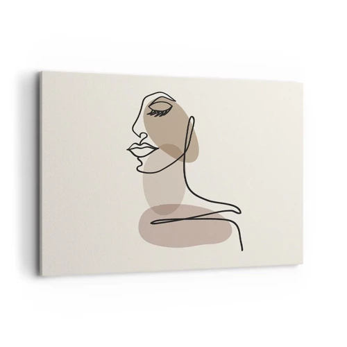 Canvas picture - Listening to Herself - 100x70 cm