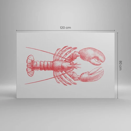 Canvas picture - Lobster Worthy of a Lobster - 120x80 cm