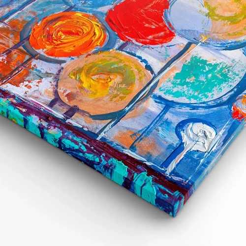 Canvas picture - Lolly Sticks - 45x80 cm