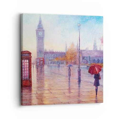 Canvas picture - London Autumn Day - 30x30 cm