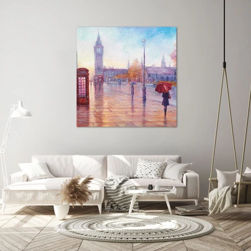 Canvas picture - London Autumn Day - 30x30 cm