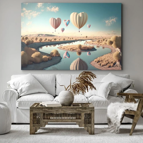 Canvas picture - Love Lifts You up - 70x50 cm