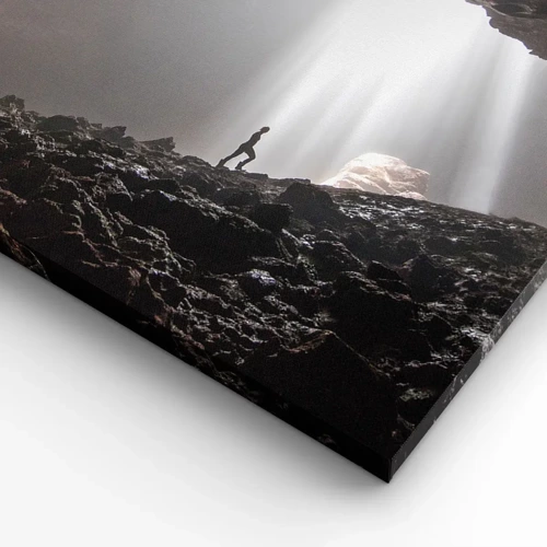 Canvas picture - Luminous Grotto - 40x40 cm