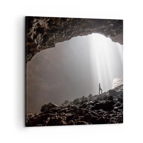 Canvas picture - Luminous Grotto - 60x60 cm