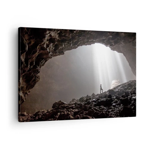 Canvas picture - Luminous Grotto - 70x50 cm