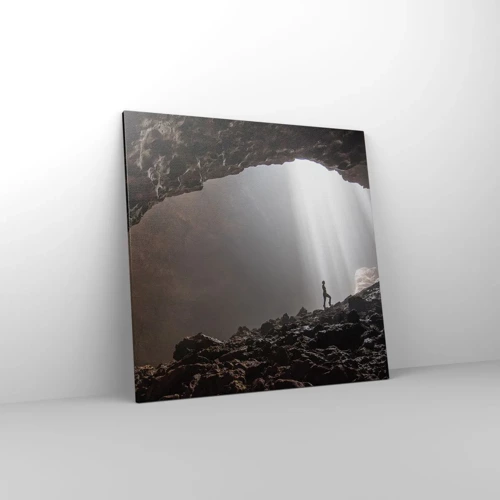 Canvas picture - Luminous Grotto - 70x70 cm