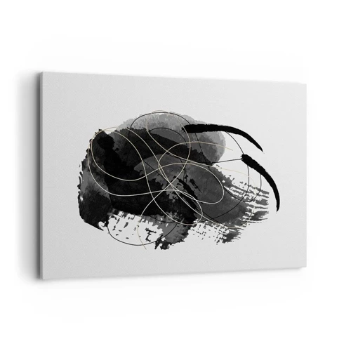 Canvas picture - Made from Black - 100x70 cm