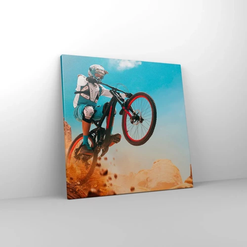 Canvas picture - Madness on Wheels - 50x50 cm