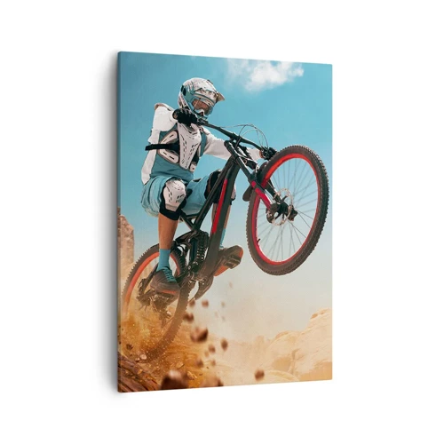 Canvas picture - Madness on Wheels - 50x70 cm
