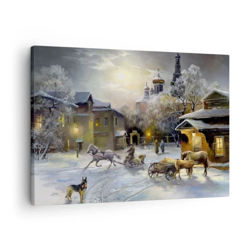 Canvas picture - Magic of Russian Winter - 70x50 cm