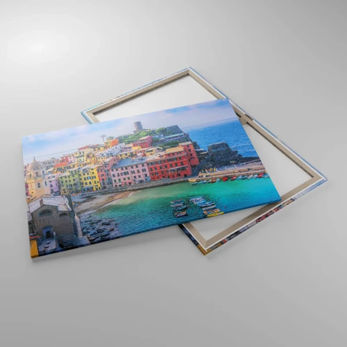 Canvas picture - Magical Mediterranean Town - 100x70 cm