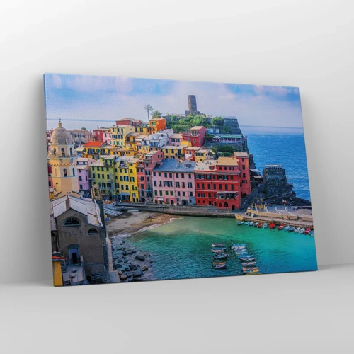 Canvas picture - Magical Mediterranean Town - 100x70 cm