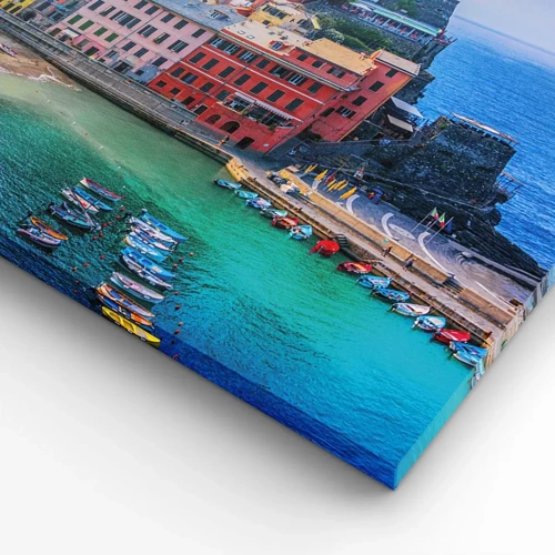 Canvas picture - Magical Mediterranean Town - 100x70 cm