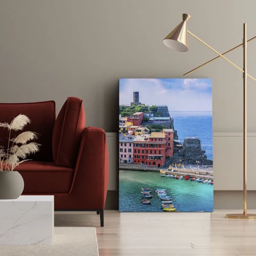 Canvas picture - Magical Mediterranean Town - 50x70 cm