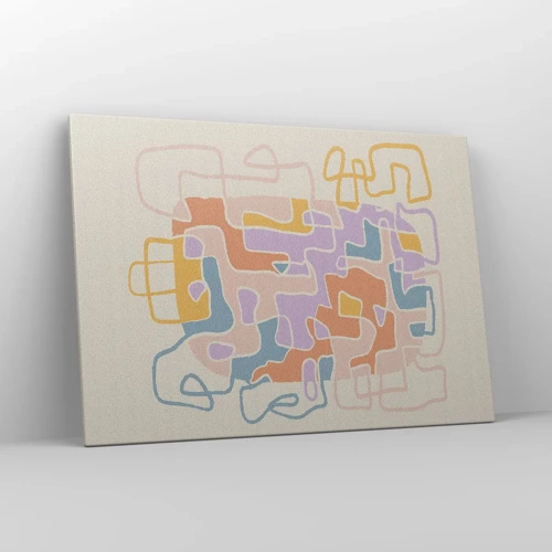 Canvas picture - Maze - Joyful Adventure - 100x70 cm