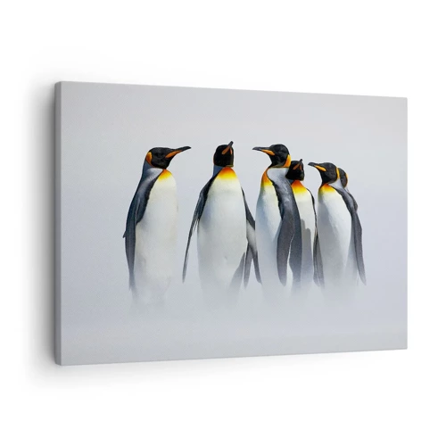 Canvas picture - Meeting in Tuxedos - 70x50 cm