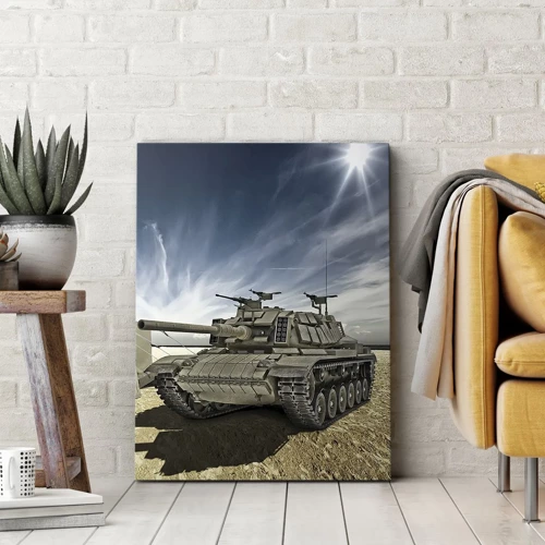 Canvas picture - Military Dream - 45x80 cm