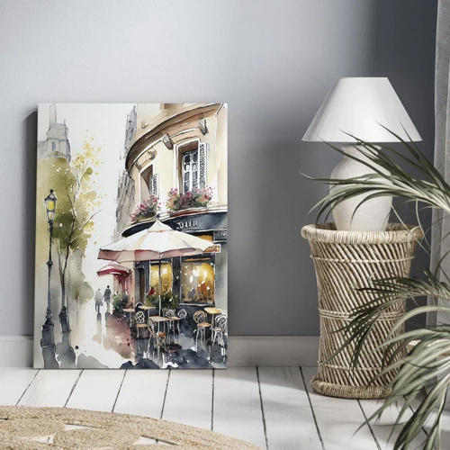 Canvas picture - Morning in Paris - 65x120 cm