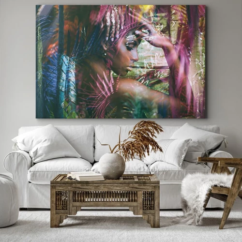 Canvas picture - Mother Nature in the Jungle - 70x50 cm