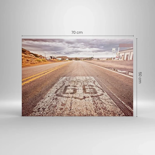 Canvas picture - Mother Road - American Legend - 70x50 cm