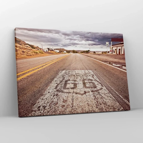 Canvas picture - Mother Road - American Legend - 70x50 cm