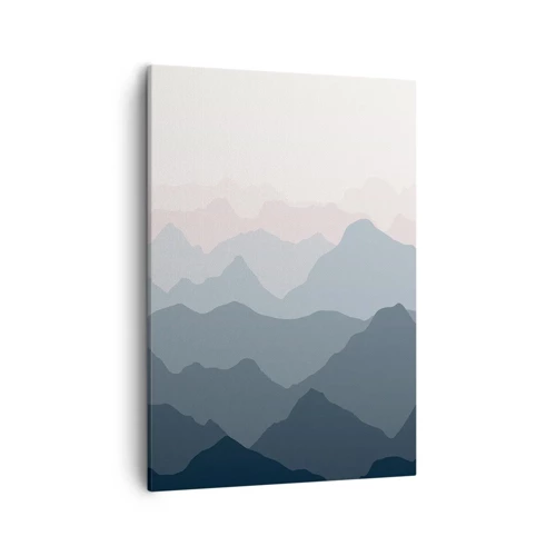Canvas picture - Mountain Waves - 50x70 cm
