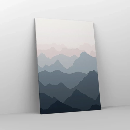 Canvas picture - Mountain Waves - 70x100 cm