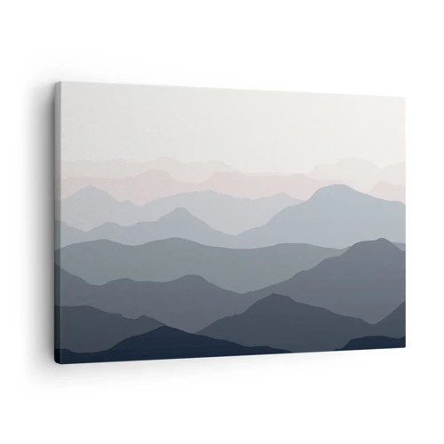 Canvas picture - Mountain Waves - 70x50 cm